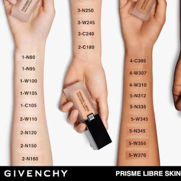 Givenchy Prisme Libre Skin Caring Matte Foundation - 1-C105 Fair/Cool - Picture 8 of 8